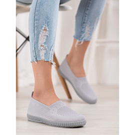 Via Giulia  Openwork Slip On Sneakers grå 2