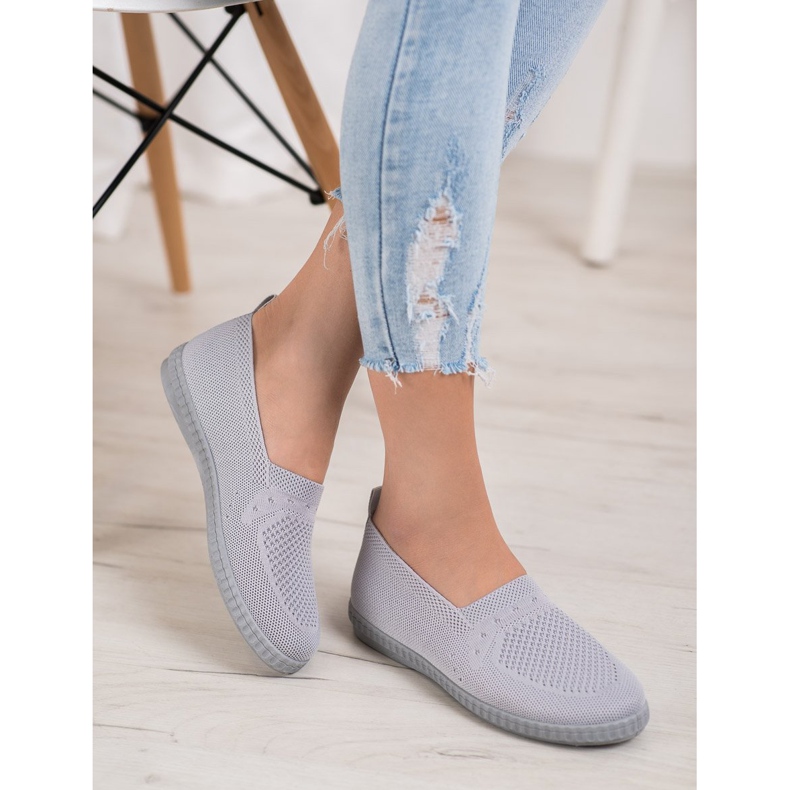 Via Giulia  Openwork Slip On Sneakers grå 1
