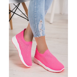 SHELOVET Slip-on sneakers rosa 1