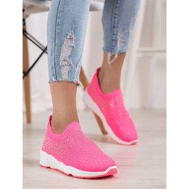 SHELOVET Slip-on sneakers rosa 2