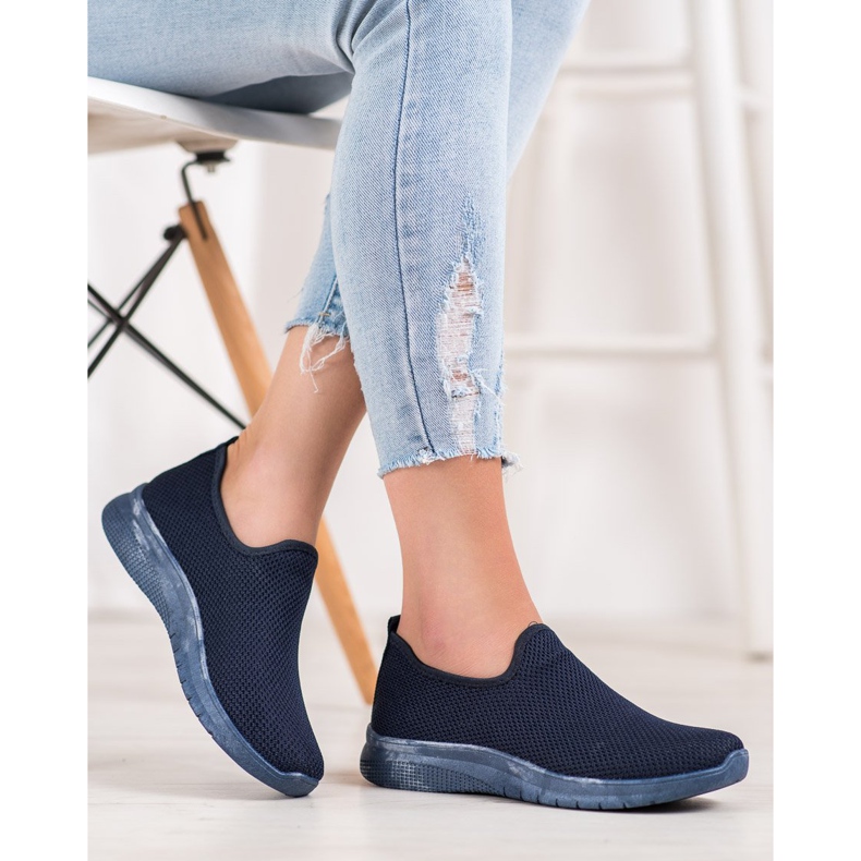 Super Mode Slip-on sportskor marinblå blå 1