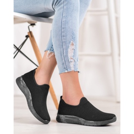 Super Mode Slip-on sportskor svart 1