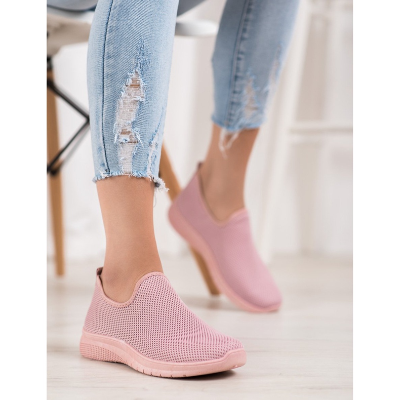 Super Mode Slip-on sportskor rosa 1