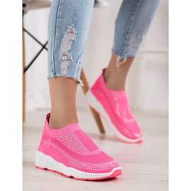 Slip-on rosa sneakers 1