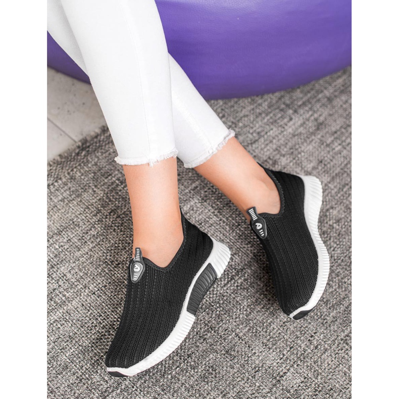 SHELOVET Openwork sportskor svart 1