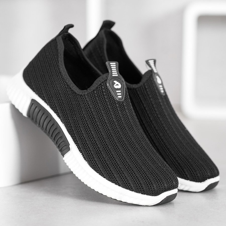 SHELOVET Openwork sportskor svart 2