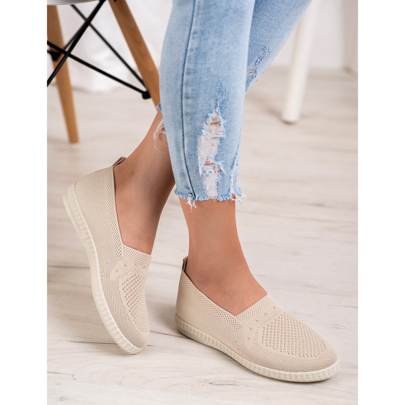 Via Giulia  Openwork Slip On Sneakers brun 1