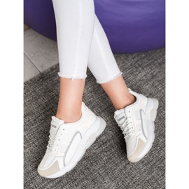Via Giulia  Sneakers Med Glitter Mode vit 2