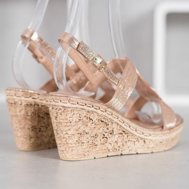 Renda Eleganta kile sandaler gul 1