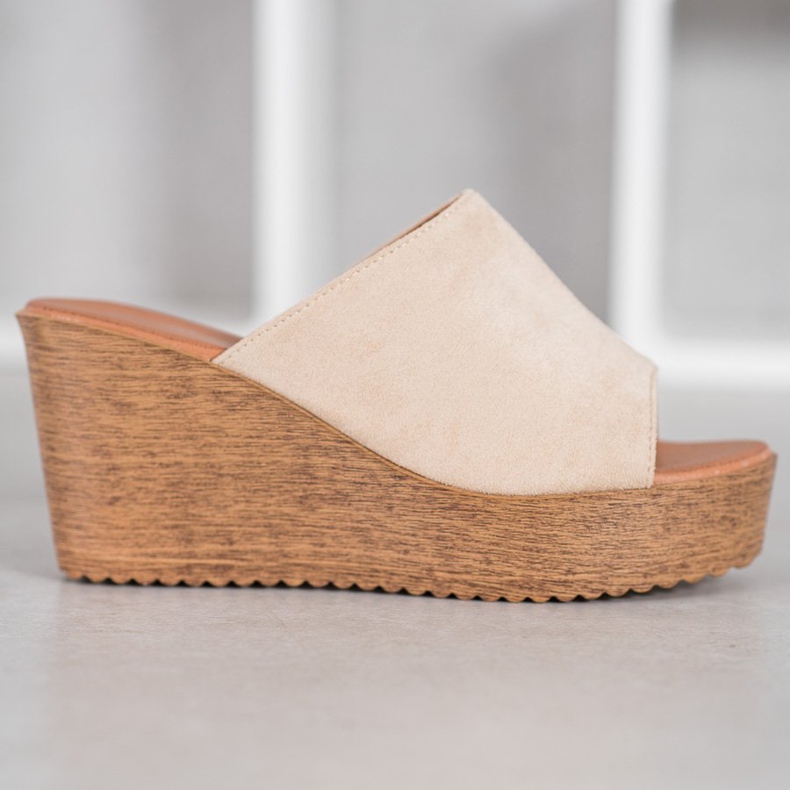 Renda Sandaler med hög klack brun 1