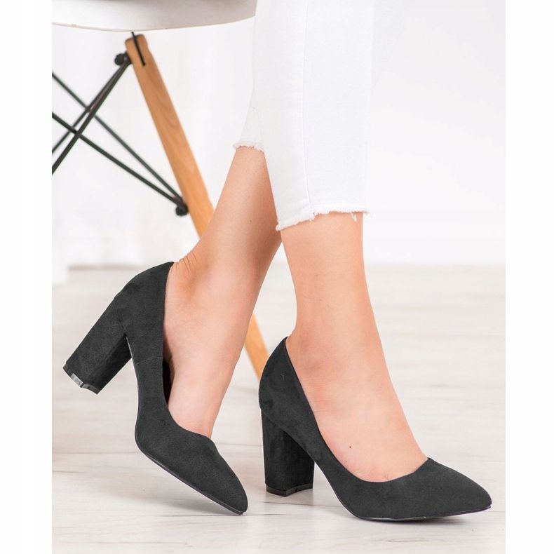 SHELOVET Mockhöga klackar svart 1