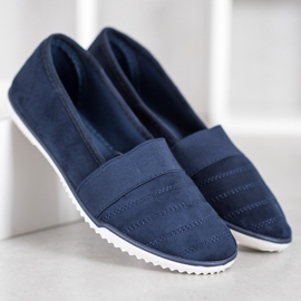 Bona Mocka Slip On Shoes blå 2