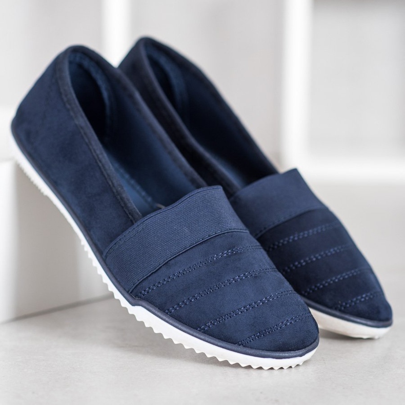 Bona Mocka Slip On Shoes blå 2