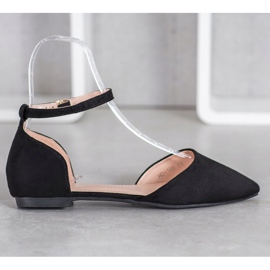 Diamantique Klassiska pumpar med spänne svart 2