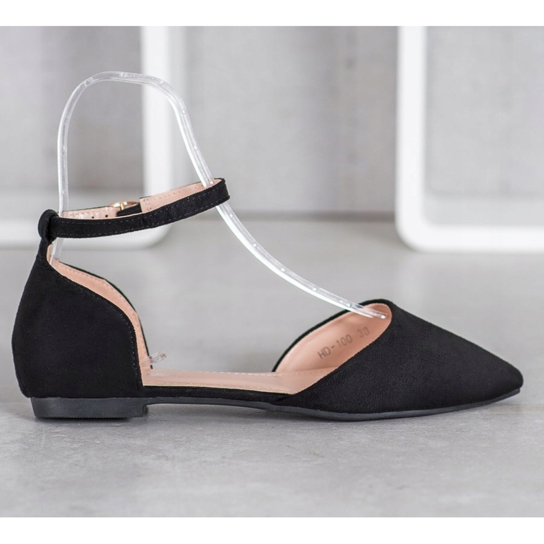 Diamantique Klassiska pumpar med spänne svart 2