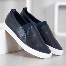 Bona Eco Leather Slipons blå 1