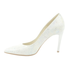 Espinto Pumpar skimrande C-456/96 vita mångfärgad 1