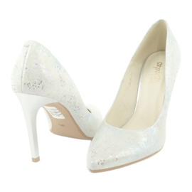 Espinto Pumpar skimrande C-456/96 vita mångfärgad 3