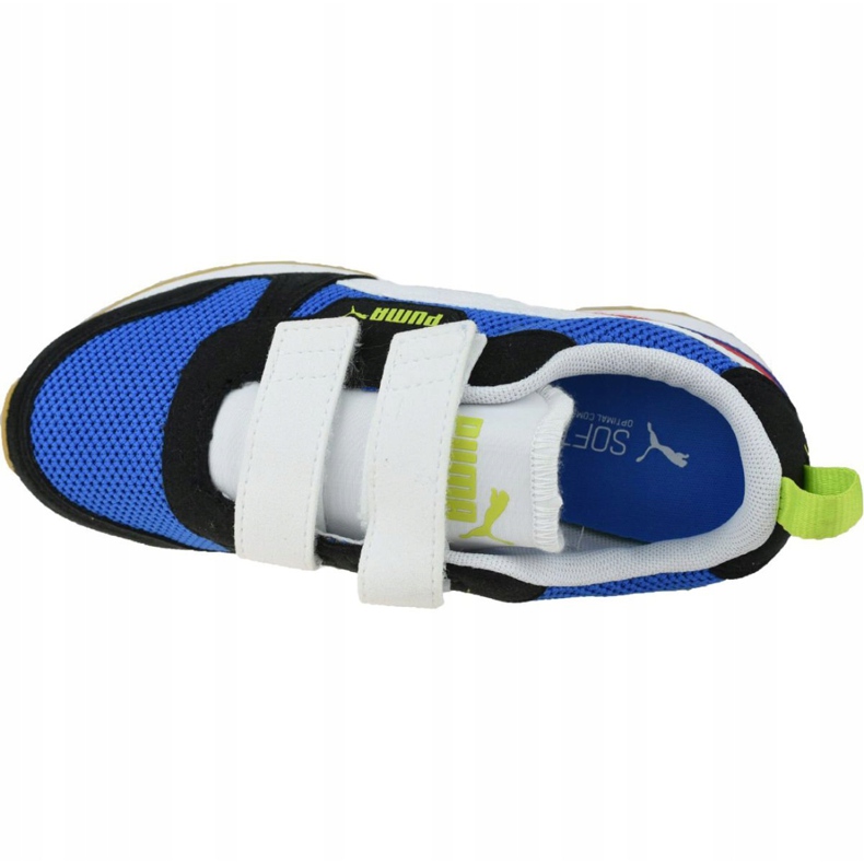 Puma R78 V Ps Jr 373617-03 vit svart röd blå 2