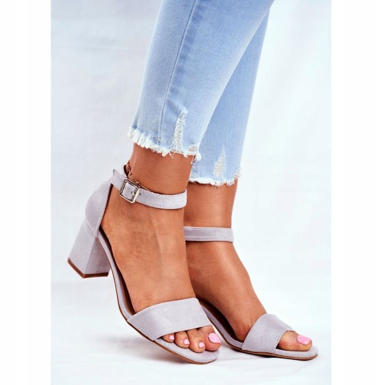 Vinceza Dam Sandaler Mocka Grå Mer och mer! 1