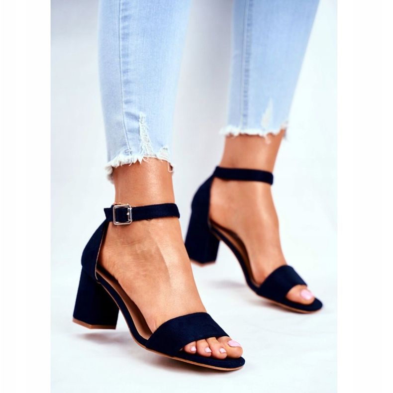 Vinceza Sandaler för mocka för kvinnor Marinblå Mer och mer! 2