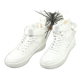 Big Star High Eco-Leather Sneakers Białurówka White vit 2