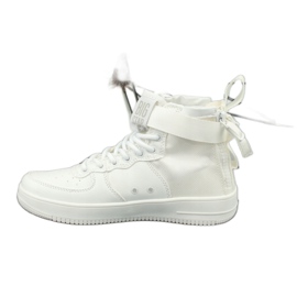 Big Star High Eco-Leather Sneakers Białurówka White vit 1