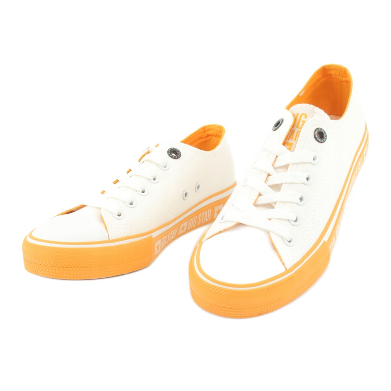 Big Star FF274234 gul sula sneakers, vita 2