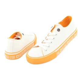 Big Star FF274234 gul sula sneakers, vita 3