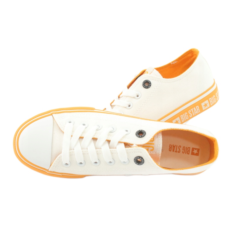 Big Star FF274234 gul sula sneakers, vita 5