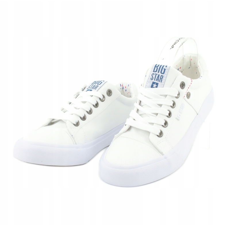 Big Star Herr sneakers bundna vita AA274511 3