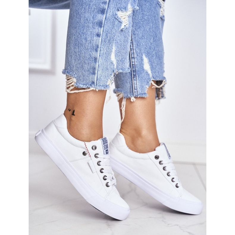 Big Star Herr sneakers bundna vita AA274511 1