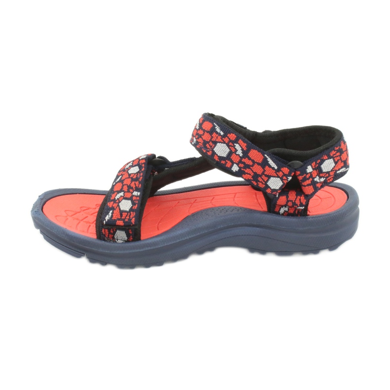 American Club sandaler 8122 skuminlägg marinblå orange 1