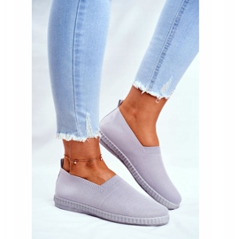 PS1 Dam Sneakers Slip-on Sneakers Grå Grigio 2