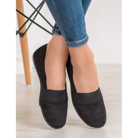 Bona Mocka Slip On Shoes svart 1