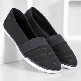 Bona Mocka Slip On Shoes svart 2