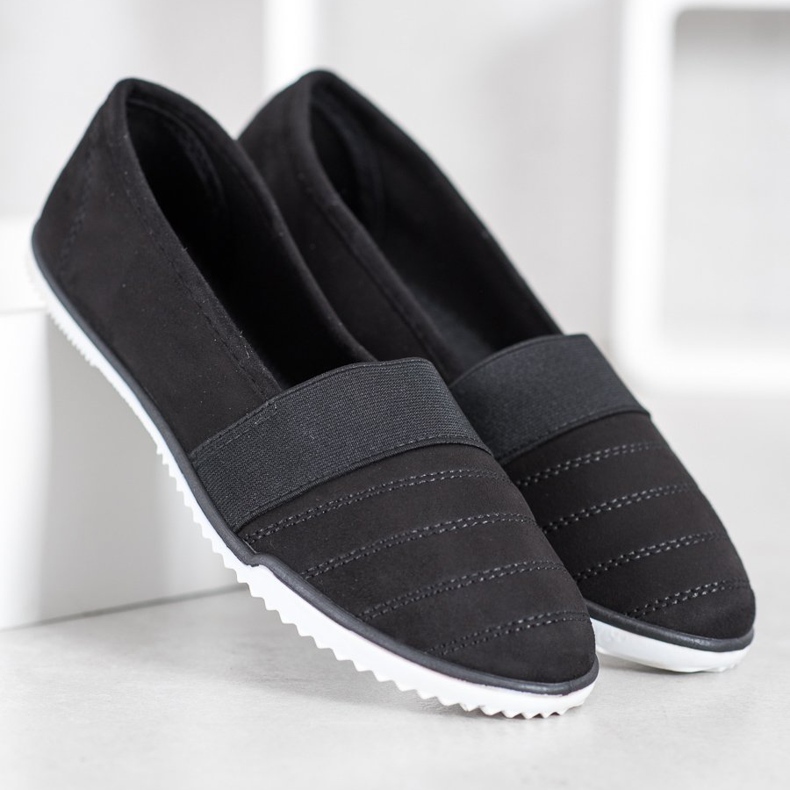 Bona Mocka Slip On Shoes svart 2