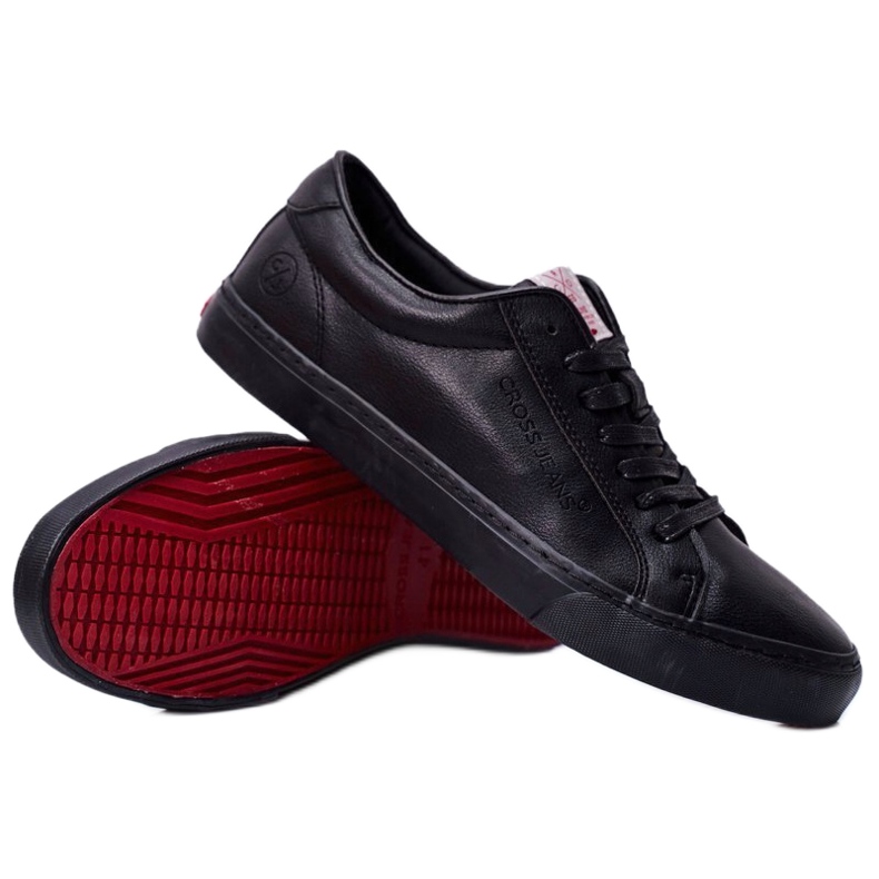 Cross Jeans Herr Svarta Sneakers FF1R4034C 2