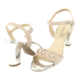 Caprice sandaler damskor 28303 mångfärgad rosa 3