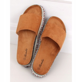 Camel BQ-50 Camel tofflor för kvinnor brun 1