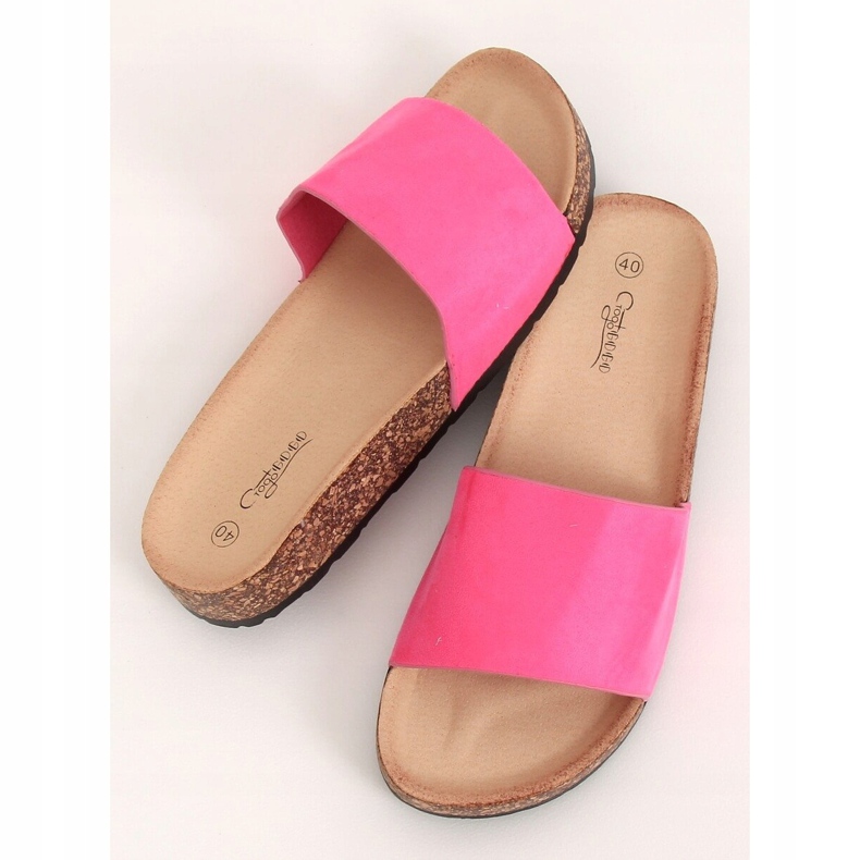 Rosa tofflor i Fuscha-kork i G-572 1