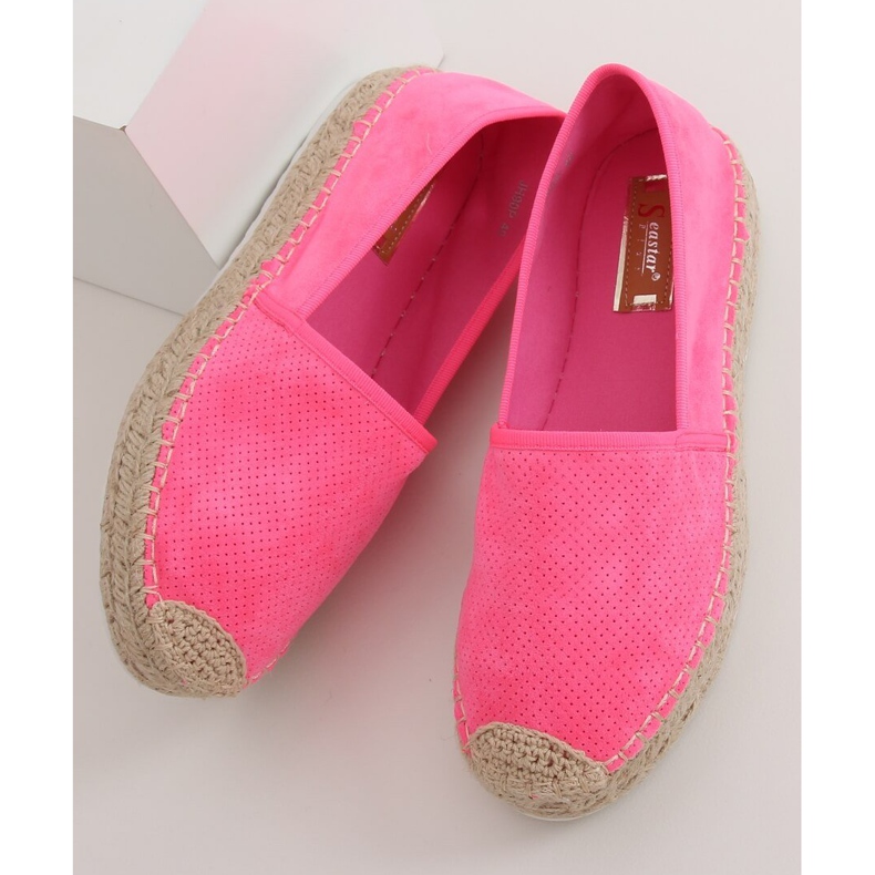 Rosa espadriller JH90P Flu Fuchsia 1