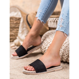 Anesia Paris Mocka tofflor svart 1