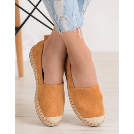 Anesia Paris Bekväma mocka espadriller brun 1