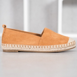 Anesia Paris Bekväma mocka espadriller brun 2