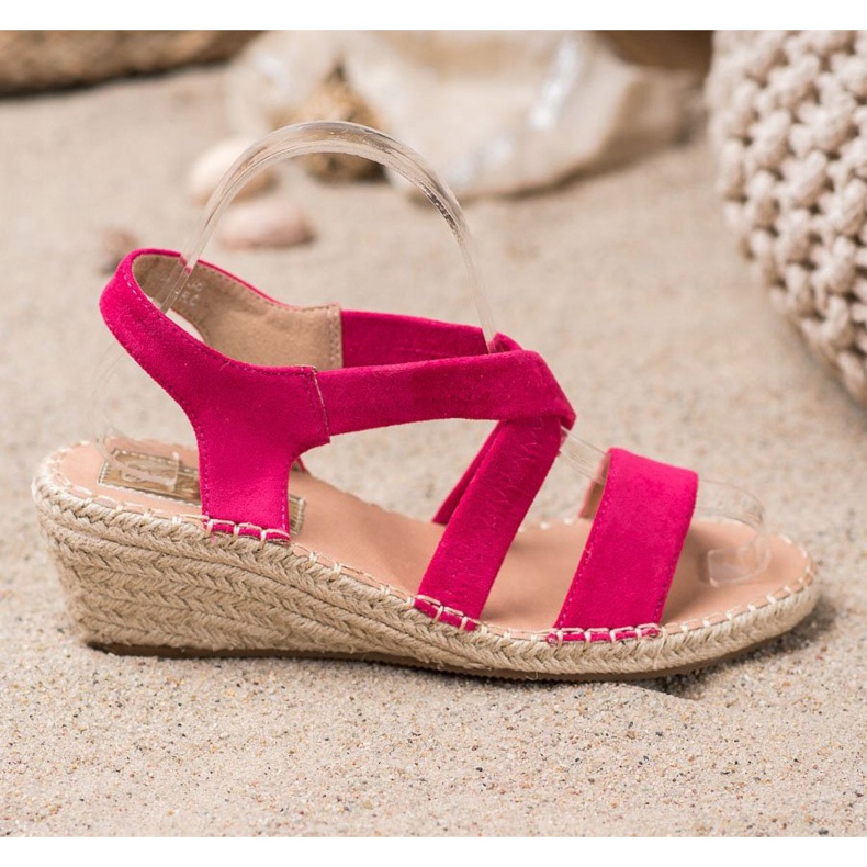Renda Sandaler i mocka Espadrilles rosa 2