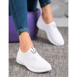 Melisa Textil Slip On Shoes vit 2