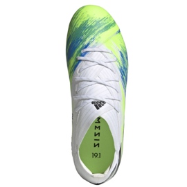Adidas Nemeziz 19.1 Fg Jr EG7239 fotbollsskor mångfärgad vit 2