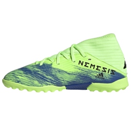 Adidas Nemziz 19.3 Tf Jr FV4006 fotbollsskor mångfärgad grön 1