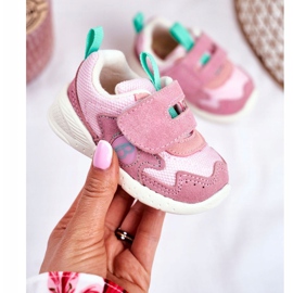 Apawwa Sportbarnskor med kardborrmocka Rosa Malbred 1